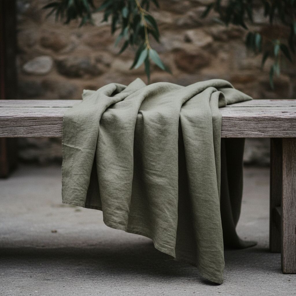 Flintcrest Linen Throw